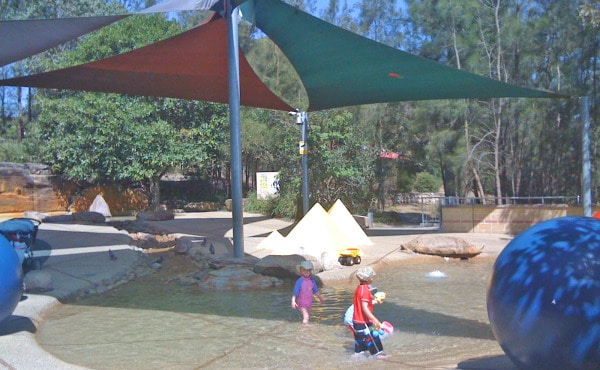 Putney Park playground water play Sydney