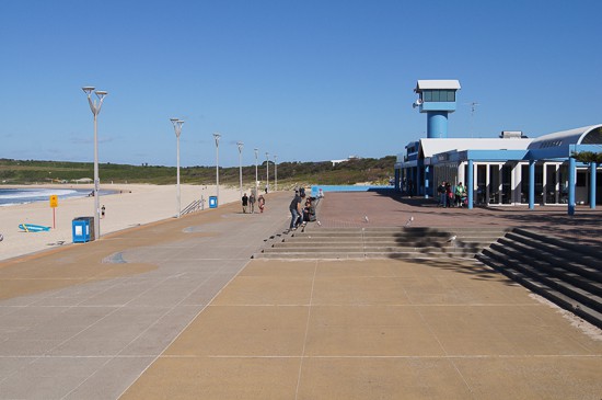 Maroubra Playground beach and skate park