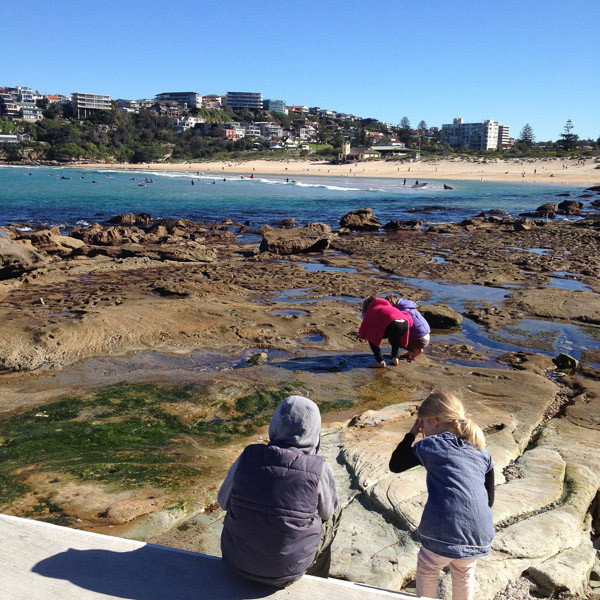 Freshwater beach sydney kids families
