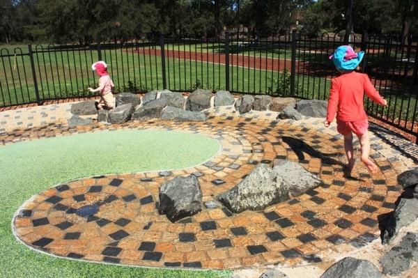 Steel park marrickville water playground