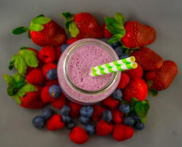 Thermomix smoothie mixed berry