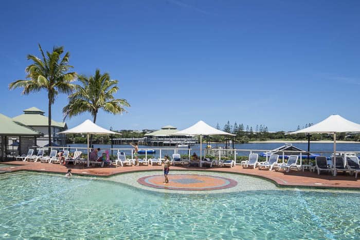 pool and lagoon at novotel sunshine coast resort