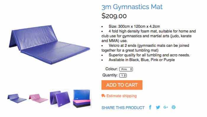 The Gymnastic Mat My Daughter Loves