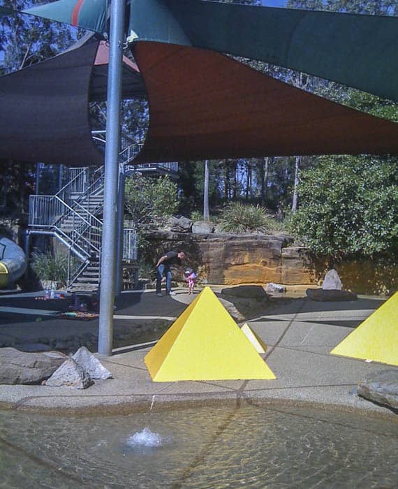 Putney park water playground slide